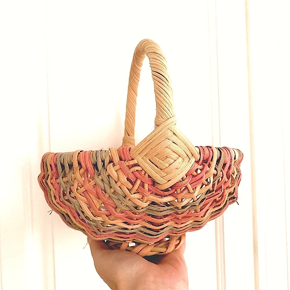 Small Hand-Woven Vintage Basket